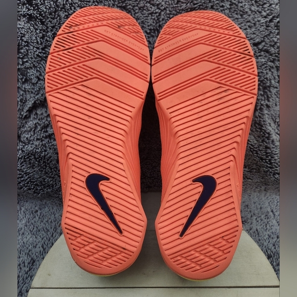 Nike Metcon 6 Royal Blue Coral Yellow Athletic Shoes Men's Size 13 - Picture 8 of 9